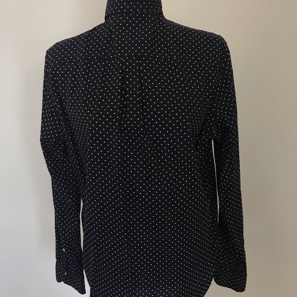Black and White Polka Dot Button Down - Picture 4 of 4
